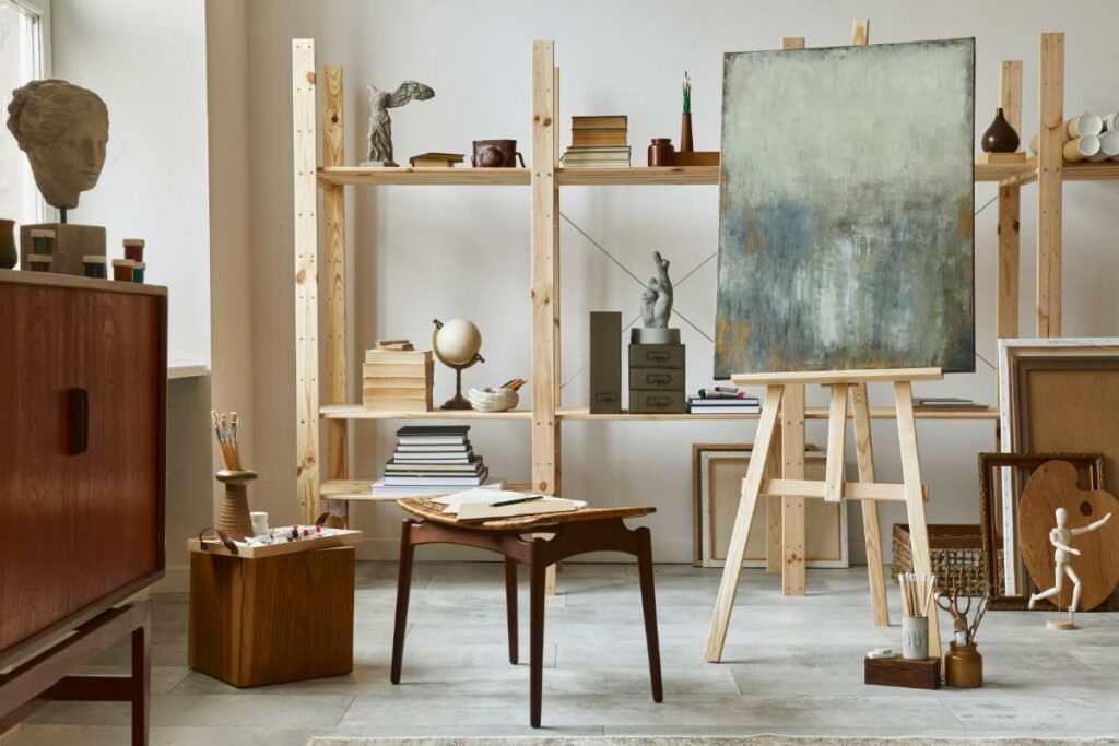 Bonus Room becomes an Art Studio in your Florida home.