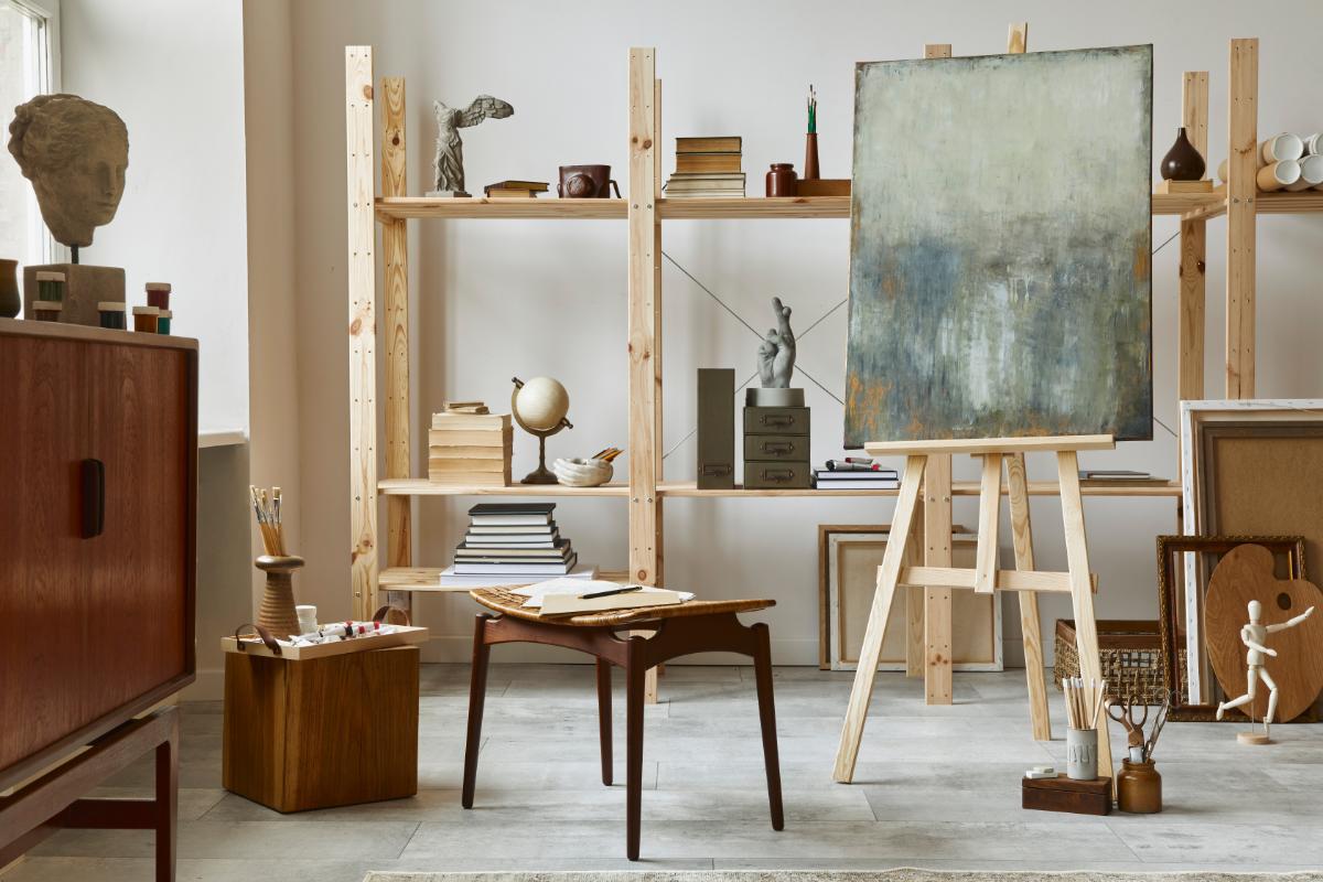 Bonus Room becomes an Art Studio in your Florida home.