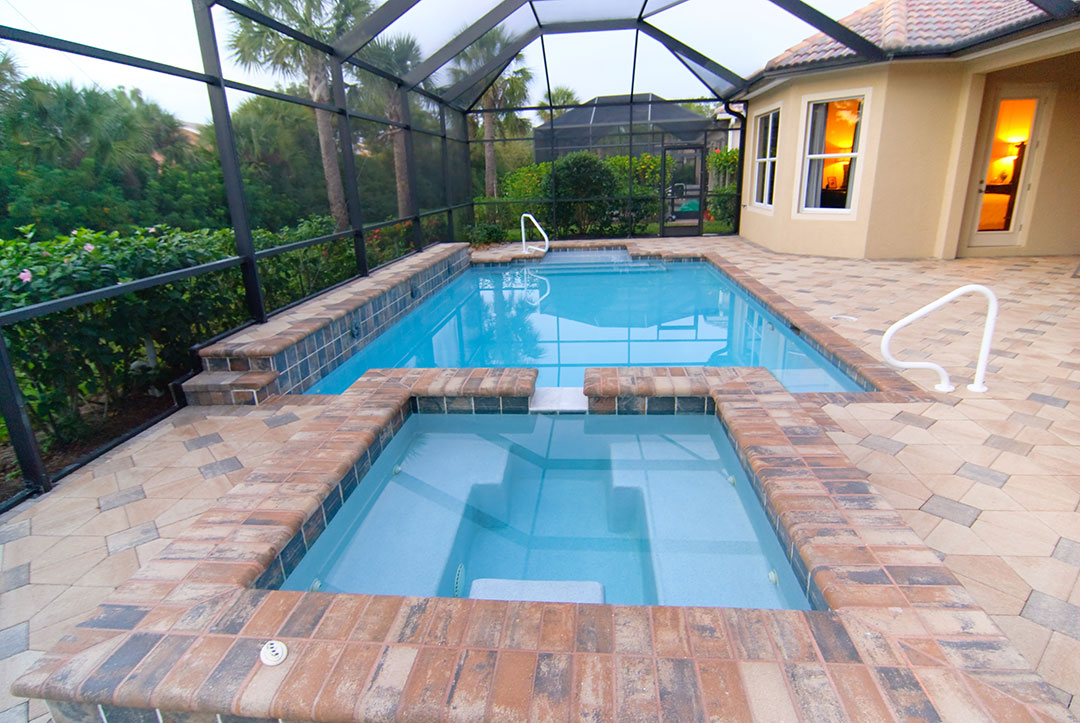 Swimming pool for outdoor entertainment